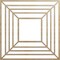 Ekena Millwork Raven Wood Fretwork Pierced Ceiling Medallion, Hickory, 24"OD x 8 3/4"ID x 1/4"T CMWP24X24X0250RAHI - alternate 1